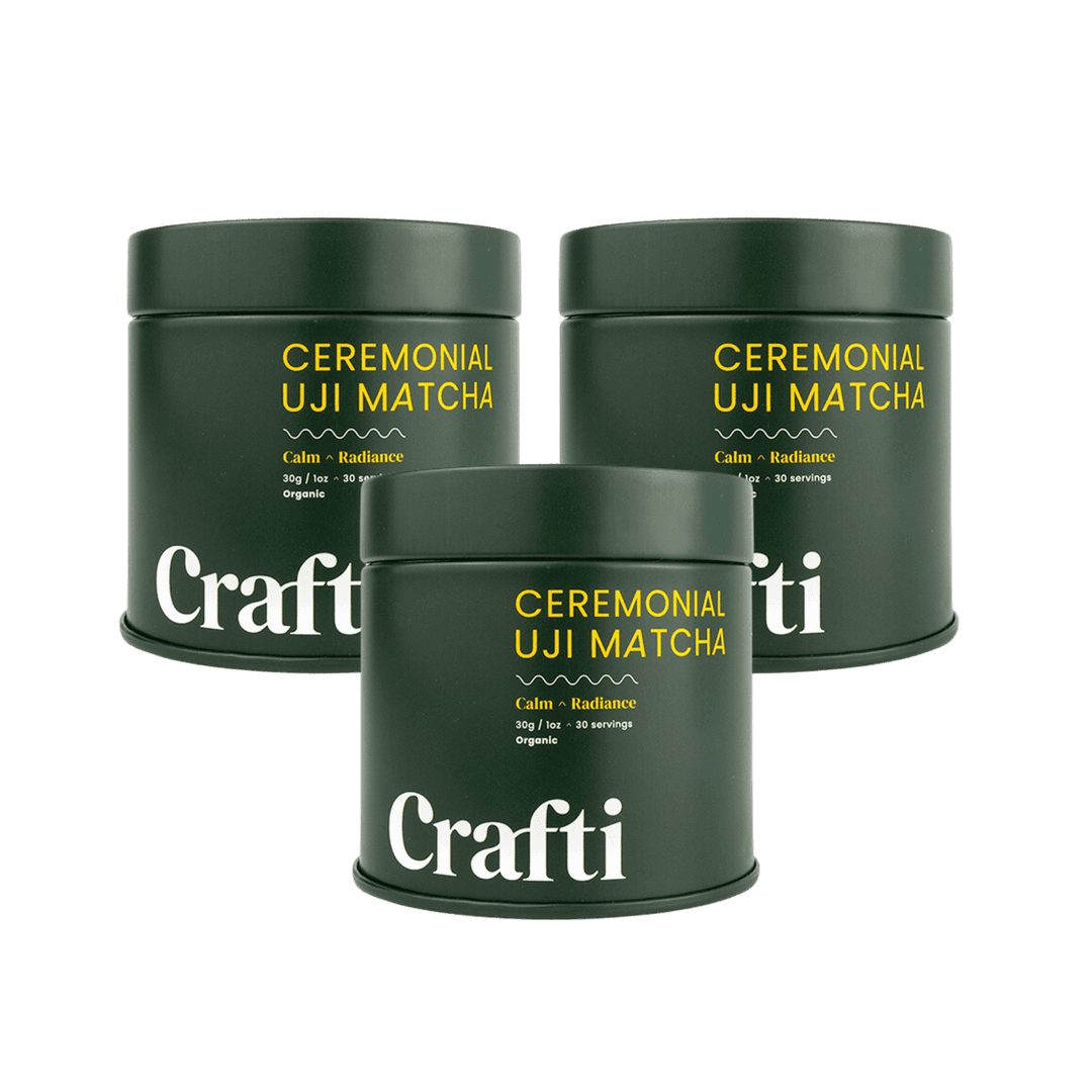Ceremonial Matcha — 3 Small Tins (90 g)